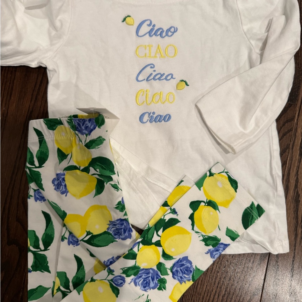 Janie & Jack lemons outfit